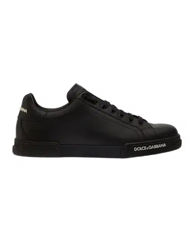 Dolce & Gabbana Men's Leather Low-Top Sneakers | Thumbnail 1