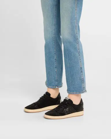 Golden Goose Ball Star Suede Glitter Low-Top Sneakers | Thumbnail 2 Golden Goose Ball Star Suede Glitter Low-Top Sneakers | Thumbnail 2