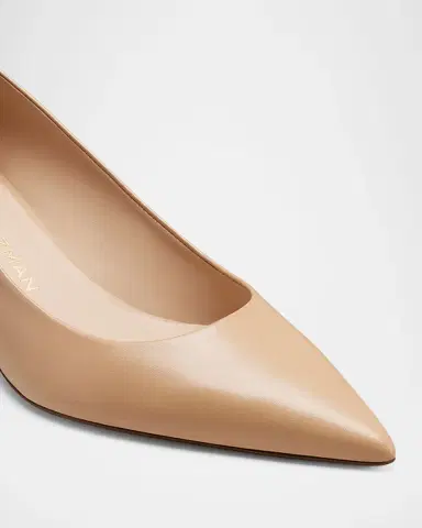 Stuart Weitzman 0mm Stuart Power Leather Pumps | Thumbnail 3