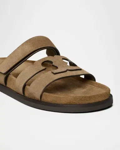 Tory Burch Ines Suede Sporty Slide Sandals | Thumbnail 4 Tory Burch Ines Suede Sporty Slide Sandals | Thumbnail 4