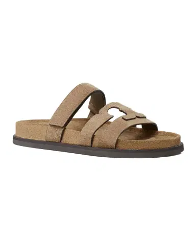 Tory Burch Ines Suede Sporty Slide Sandals | Thumbnail 1 Tory Burch Ines Suede Sporty Slide Sandals | Thumbnail 1
