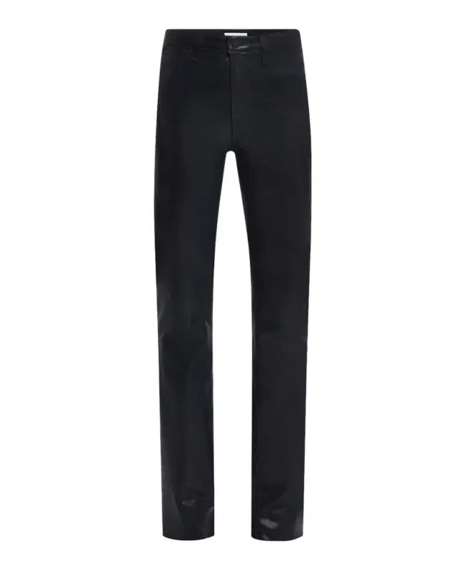 L 'AGENCE Ruth High-Rise Coated Straight Jeans