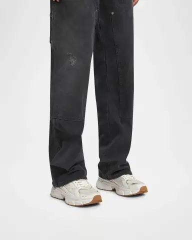 Golden Goose Lightstar Net Mixed Leather Runner Sneakers | Thumbnail 2 Golden Goose Lightstar Net Mixed Leather Runner Sneakers | Thumbnail 2