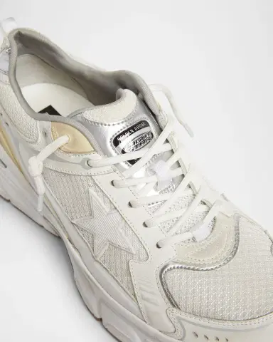 Golden Goose Lightstar Net Mixed Leather Runner Sneakers | Thumbnail 5 Golden Goose Lightstar Net Mixed Leather Runner Sneakers | Thumbnail 5