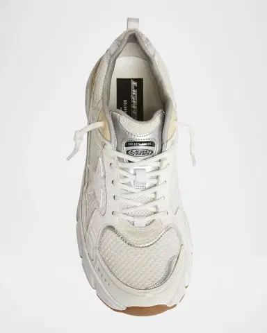 Golden Goose Lightstar Net Mixed Leather Runner Sneakers | Thumbnail 6 Golden Goose Lightstar Net Mixed Leather Runner Sneakers | Thumbnail 6