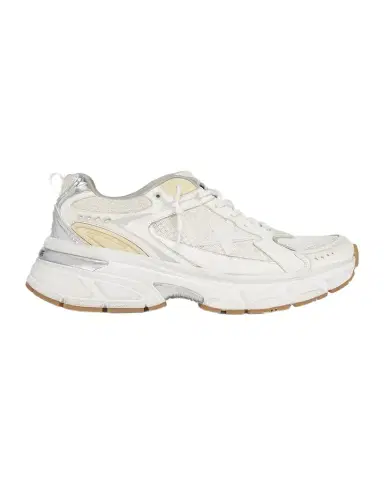 Golden Goose Lightstar Net Mixed Leather Runner Sneakers | Thumbnail 1 Golden Goose Lightstar Net Mixed Leather Runner Sneakers | Thumbnail 1