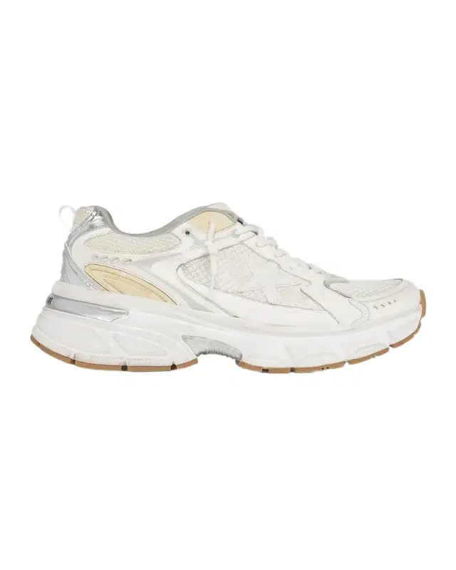 Lightstar Net Mixed Leather Runner Sneakers