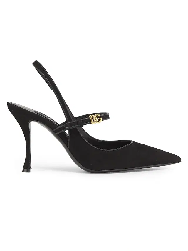 Dolce & Gabbana Women's Italian Tailoring DG Suede Pumps - Nero