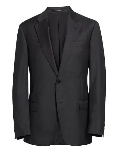 Emporio Armani Men's G-Line Super 130s Wool Two-Button Slim-Fit Suit - Black | Thumbnail 5 Emporio Armani Men's G-Line Super 130s Wool Two-Button Slim-Fit Suit - Black | Thumbnail 5