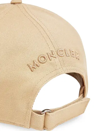 Moncler Men's Baseball Hat in Cotton Gabardine | Thumbnail 3