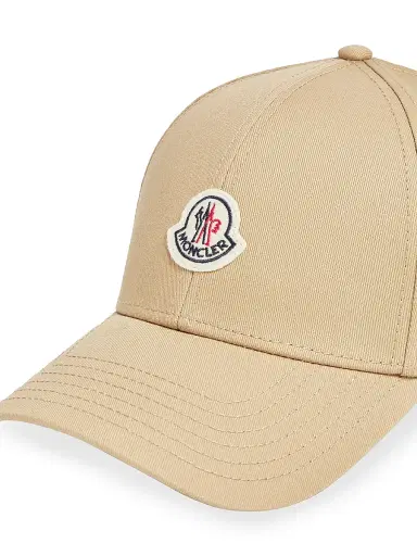 Moncler Men's Baseball Hat in Cotton Gabardine | Thumbnail 4