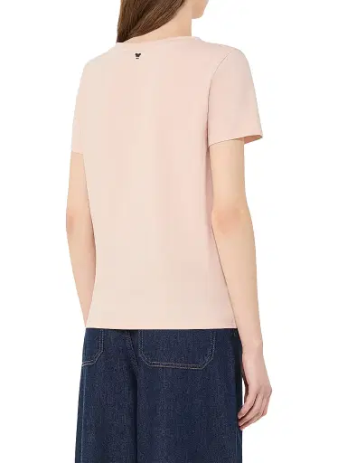 Weekend Max Mara Women's Basic Cotton Jersey T-Shirt - Pink - Size XL | Thumbnail 5