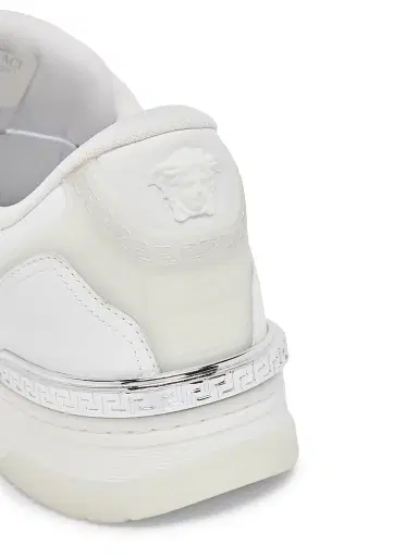 Versace Men's Leather Low-Top Sneakers - White | Thumbnail 7 Versace Men's Leather Low-Top Sneakers - White | Thumbnail 7