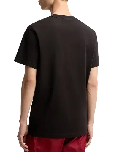 Moncler Men's Crewneck T-Shirt in Cotton - Black - Size XXL | Thumbnail 3 Moncler Men's Crewneck T-Shirt in Cotton - Black - Size XXL | Thumbnail 3