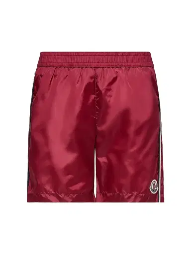 Moncler Little Boy's & Boy's Swim Trunks - Dark Red | Thumbnail 1 Moncler Little Boy's & Boy's Swim Trunks - Dark Red | Thumbnail 1