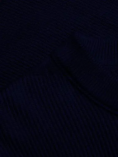Stone Island Men's Cotton Crewneck Sweater - Navy Blue - Size Large | Thumbnail 7