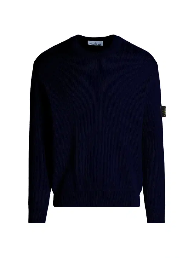 Men's Cotton Crewneck Sweater - Navy Blue