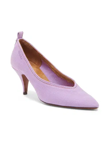 Versace Women's 65MM Denim Pumps - Lilac Arch Palladium - Size 11 | Thumbnail 2 Versace Women's 65MM Denim Pumps - Lilac Arch Palladium - Size 11 | Thumbnail 2