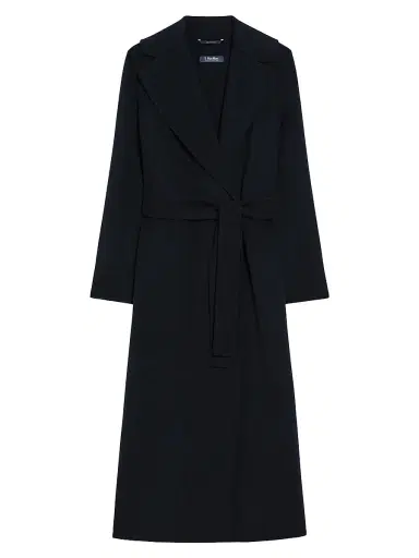 Max Mara Women's Poldo Wool Belted Wrap Coat - Ultramarine - Size 14 | Thumbnail 1 Max Mara Women's Poldo Wool Belted Wrap Coat - Ultramarine - Size 14 | Thumbnail 1