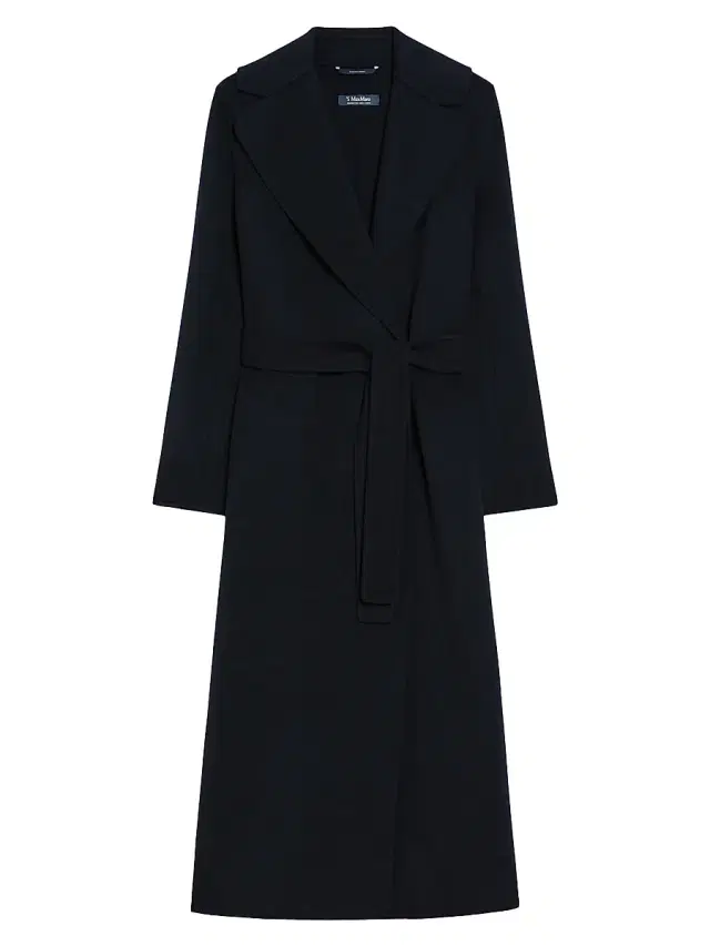 Women's Poldo Wool Belted Wrap Coat - Ultramarine