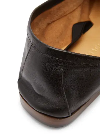 Versace Men's Medusa Leather Penny Loafers - Black Gold - Size 13 | Thumbnail 6