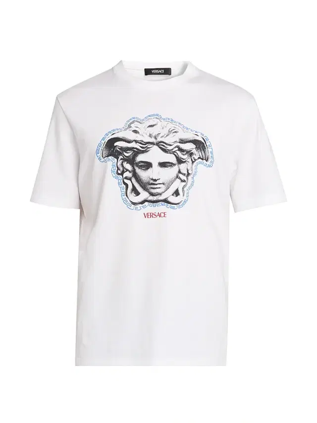 Versace Men's Greca Medusa Crewneck T-Shirt