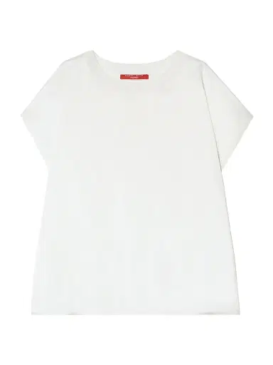 Marina Rinaldi Women's Jersey and Satin T-Shirt - Ivory - Size XXL | Thumbnail 1