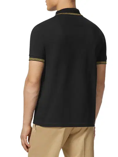 Versace Men's Medusa Pop Piqué Polo - Black - Size XL | Thumbnail 4
