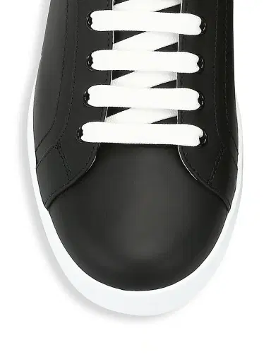 Dolce & Gabbana Men's Portofino Leather Sneakers | Thumbnail 4 Dolce & Gabbana Men's Portofino Leather Sneakers | Thumbnail 4