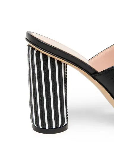Pollini Women's Sunset 85MM Leather Sandals | Thumbnail 5