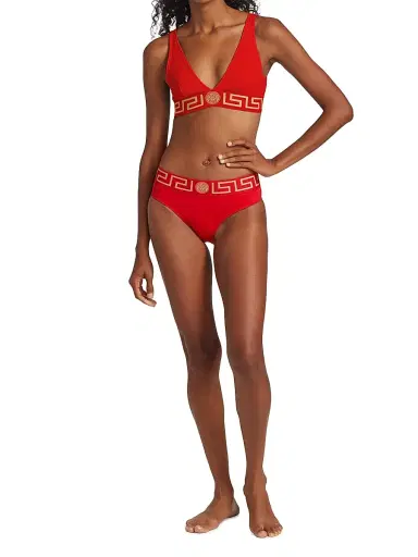 Versace Women's La Greca Bikini Bottom Brief | Thumbnail 2 Versace Women's La Greca Bikini Bottom Brief | Thumbnail 2