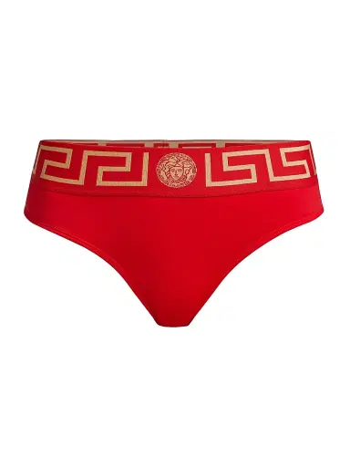 Versace Women's La Greca Bikini Bottom Brief | Thumbnail 1 Versace Women's La Greca Bikini Bottom Brief | Thumbnail 1