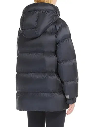 Max Mara Women's Down Jacket in Water Repellent Canvas - Midnightblue - Size 6 | Thumbnail 4