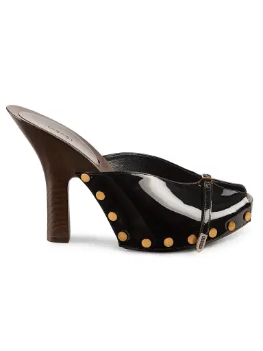 Versace Women's 105MM Studded Leather Clogs | Thumbnail 1 Versace Women's 105MM Studded Leather Clogs | Thumbnail 1