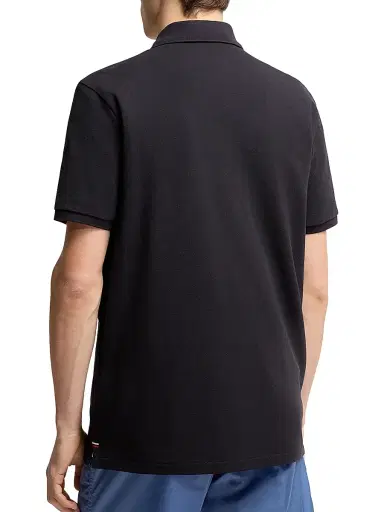 Moncler Men's Polo Shirt in Cotton Piquet - Dark Blue - Size XXXL | Thumbnail 3