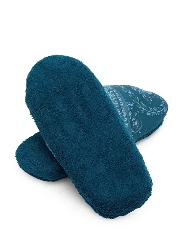 Versace Men's I Heart Baroque Cotton Terry Slippers | Thumbnail 6 Versace Men's I Heart Baroque Cotton Terry Slippers | Thumbnail 6