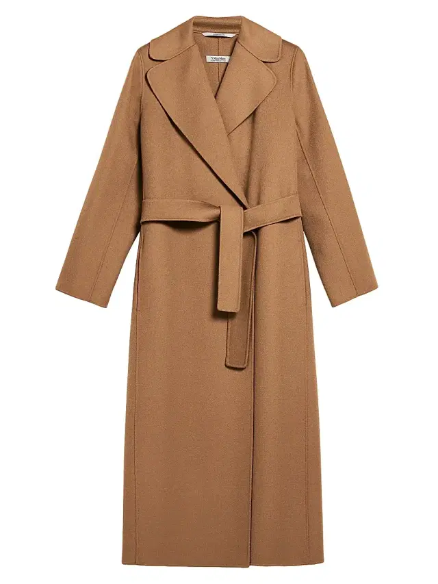 Max Mara Women's Poldo Wool Belted Wrap Coat - Camel