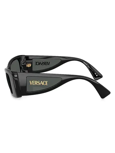 Versace Women's Lens Logo Pillow 54MM Sunglasses | Thumbnail 3