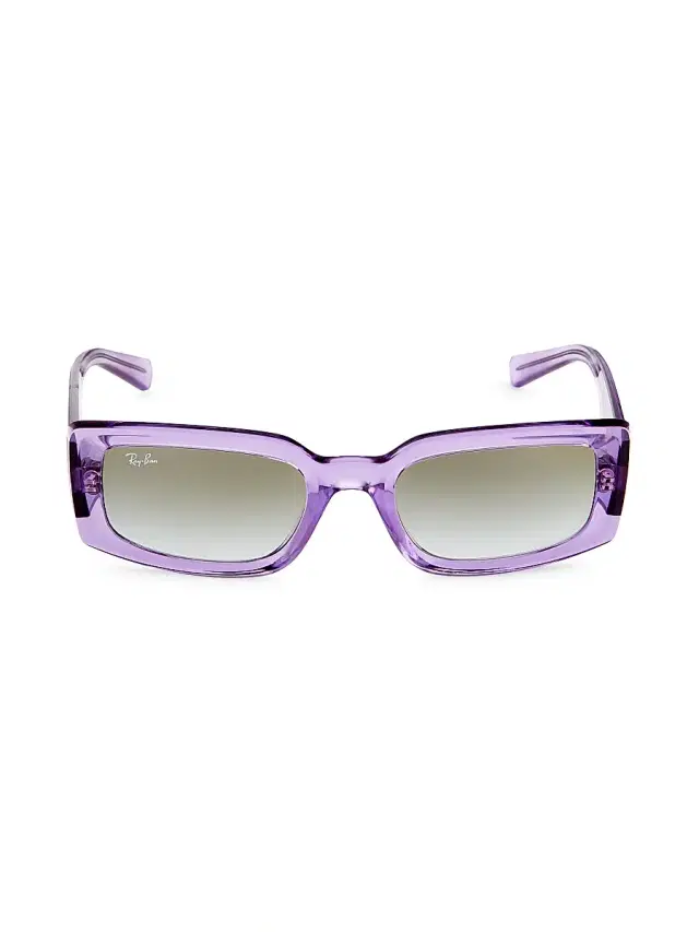 Ray-Ban Women's RB4395 54MM Rectangular Sunglasses - Purple