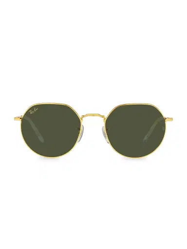 Ray-Ban Women's RB3565 Round 53MM Geometric Sunglasses - Legend Gold | Thumbnail 1