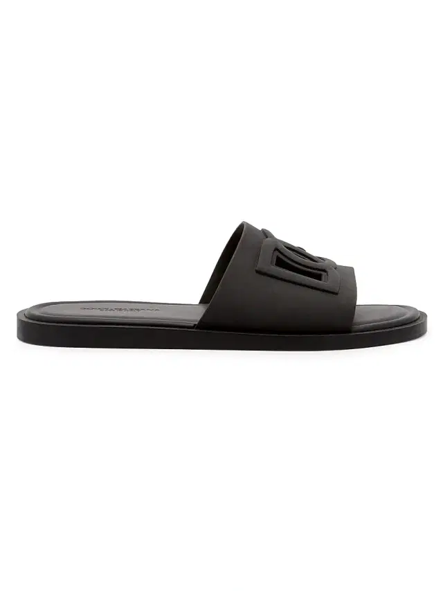 Men's Gomma Logo Slides - Nero  Sandals