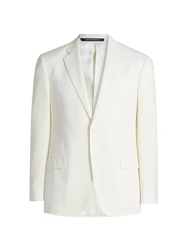 Emporio Armani Men's Tailored Sports Jacket - White
