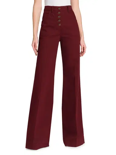 Etro Women's Wide-Leg Jeans - Melanzana Scurissimo | Thumbnail 3 Etro Women's Wide-Leg Jeans - Melanzana Scurissimo | Thumbnail 3