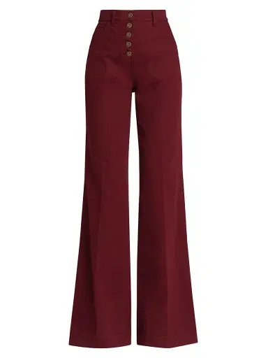Etro Women's Wide-Leg Jeans - Melanzana Scurissimo | Thumbnail 1 Etro Women's Wide-Leg Jeans - Melanzana Scurissimo | Thumbnail 1