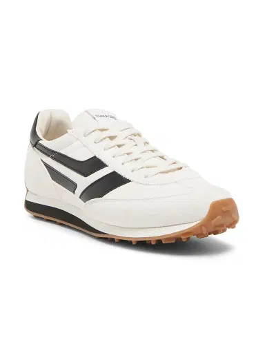TOM FORD Men's Low-Top Lace-Up Sneakers - Optical White Black Amber | Thumbnail 2 TOM FORD Men's Low-Top Lace-Up Sneakers - Optical White Black Amber | Thumbnail 2