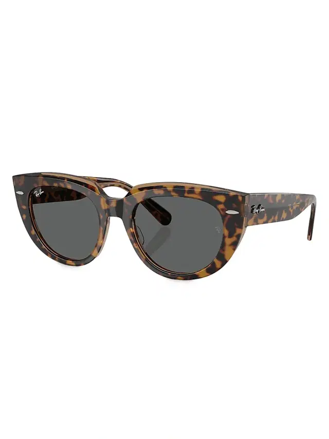 Ray-Ban Women's 0RB2286F 52MM Doreen Square Sunglasses - Dark Grey Havana