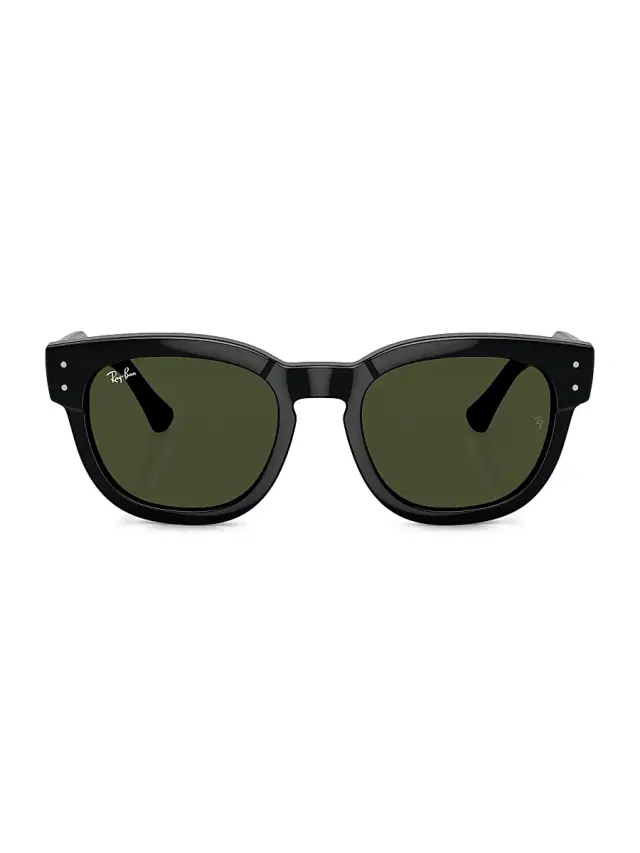 Ray-Ban Women's RB0298 Mega Hawkeye 53MM Square Sunglasses - Black