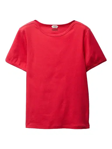 Versace Men's Stretch-Cotton T-Shirt - Bright Red - Size XL | Thumbnail 1