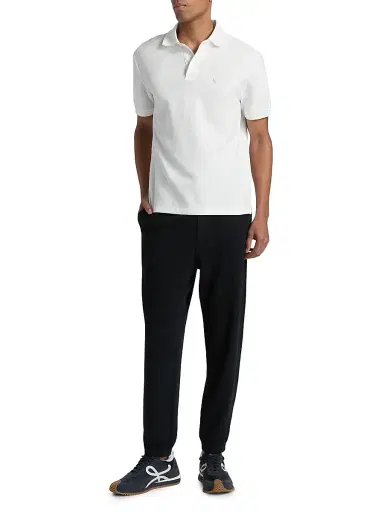 Emporio Armani Men's Textured Jersey Jogger Pants - Iconic Blue Navy | Thumbnail 2