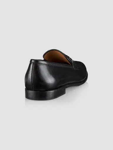 Ferragamo Men's Foster Loafers - Nero New Biscotto - Size 13 | Thumbnail 3 Ferragamo Men's Foster Loafers - Nero New Biscotto - Size 13 | Thumbnail 3